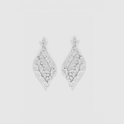 Silver Leaf Earrings