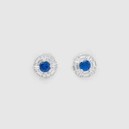 Sapphire Radiance Studs