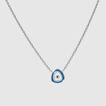 Evil Eye Silver Necklace