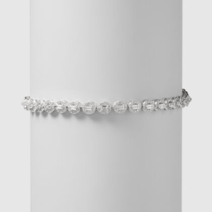 Classic Baguette Cut Tennis Bracelet