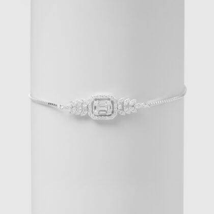 Silver Crown Bracelet